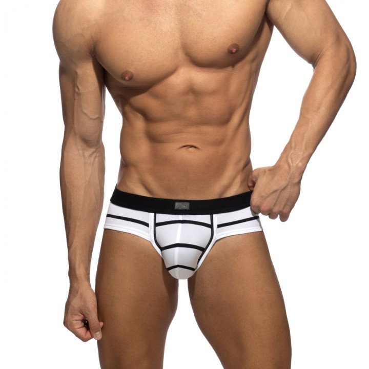 Addicted Wavy Stripes Brief AD1527